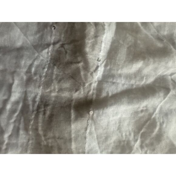 J Jill Pure Jill S Linen Cotton Blouse Tunic Embellished - Picture 3 of 6